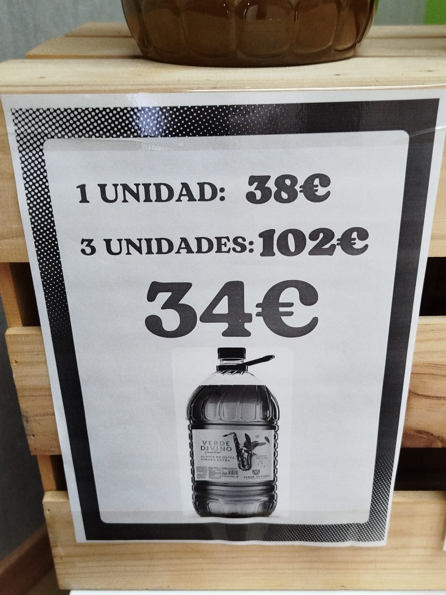OFERTA 3 GARRAFAS 5L VERDE DIVINO